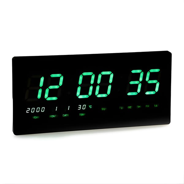 Modern Green Electric Wall Clock