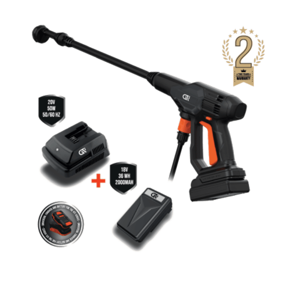 Typhoon 25 Bar Cordless Pressure Washer with Gift Battery & Charger