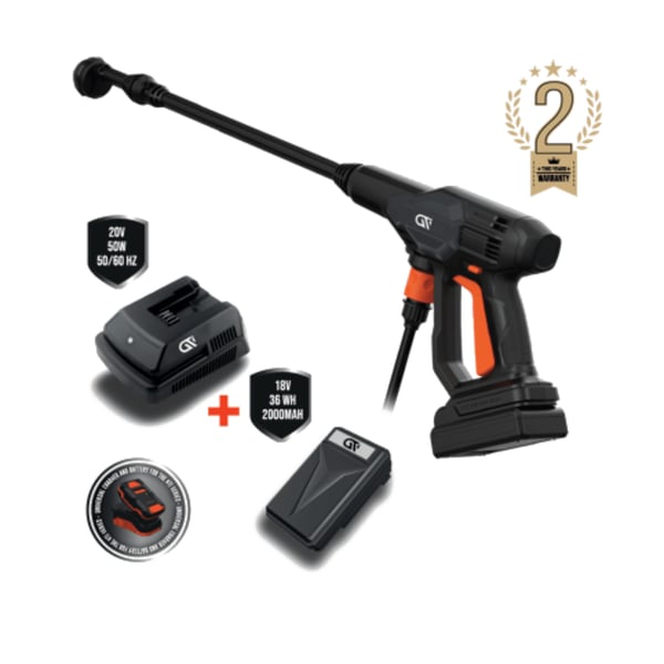 אקדח שטיפה נטען טייפון 25 בר + סוללה ומטען מתנה