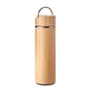 Stainless Steel Bamboo Thermos with Tea Infuser