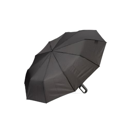 מטריה מתקפלת אוטומטית 23 אינץ 10 פאות עם ידית שאקל - מתנה עסקית איכותית ומרשימה