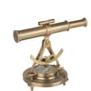 Luxury Antique Telescope with Compass and Copper Stand