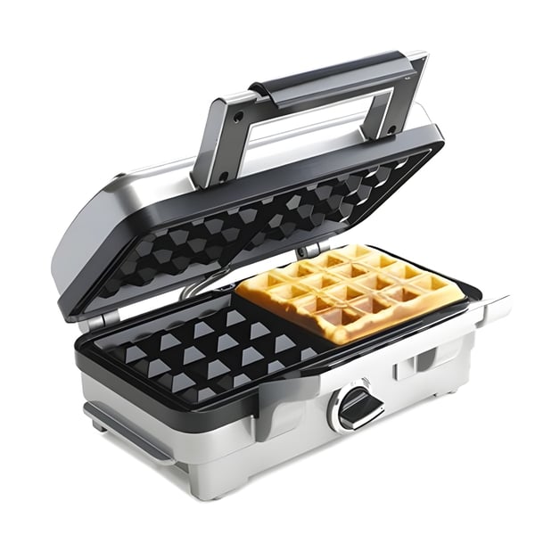1000W Belgian Waffle Maker for Golden Crisp Waffles