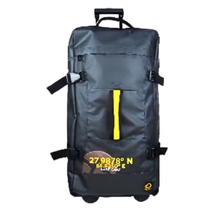 תיק טרולי עמיד במים לנסיעות וטיולים - נפח 90 ליטר