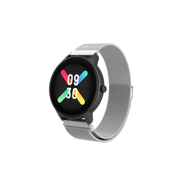 Women's Sport Smartwatch with 1.22″ Touchscreen in Silver/Pink