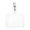 Durable PVC Badge Holder with Metal Clip