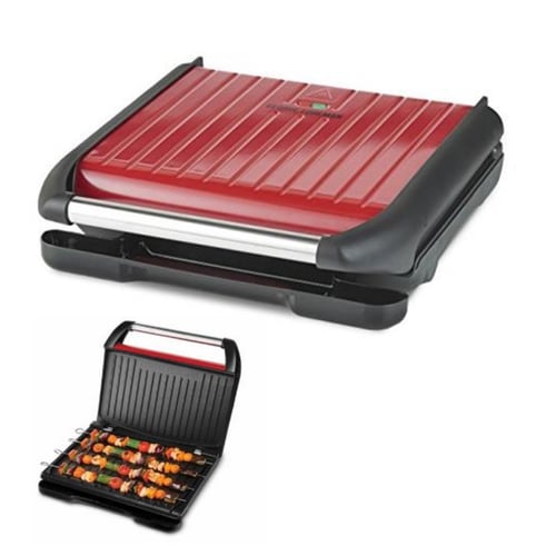 מארז בית יוקרתי עם מגהץ דיגיטלי Morphy Richards וגריל בריאותי RUSSELL HOBBS
