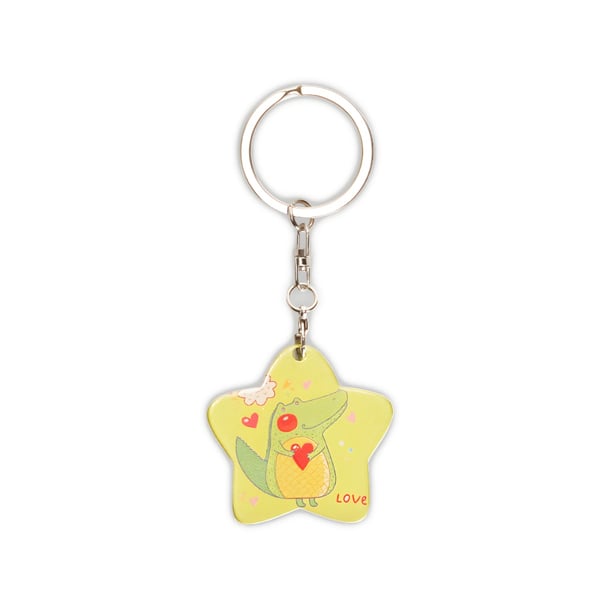 Star-Shaped Keychain for Sublimation Printing