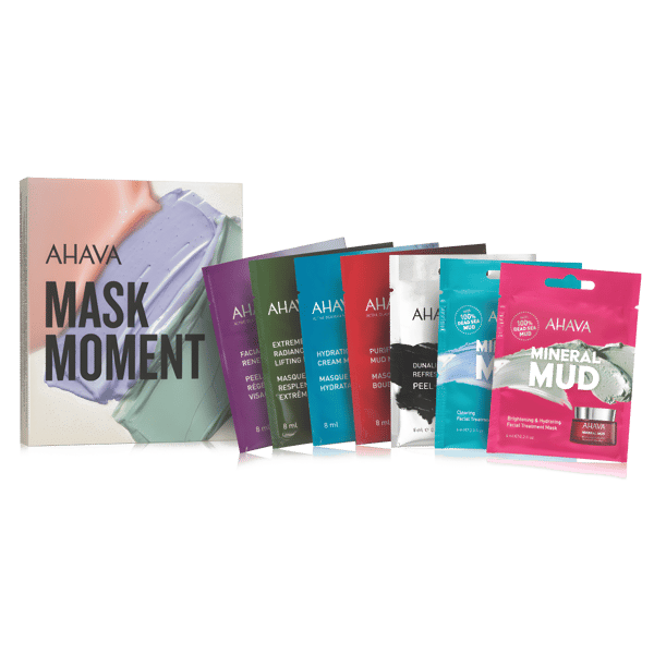 קיט מסכות פנים מבית AHAVA לחידוש וניקוי עור