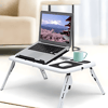 שולחן מחשב נייד מתקפל עם מאוורר לקירור בעיצוב מודרני