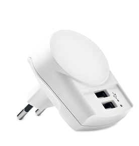 מטען USB אירופי עם 2 יציאות מסוג A