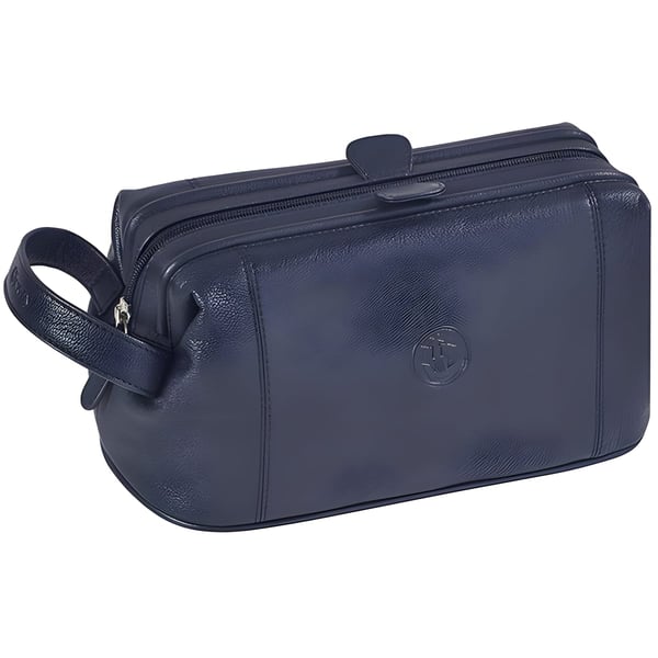 Luxury Black Leather Toiletry Bag by Gavoni – Style Meets Function