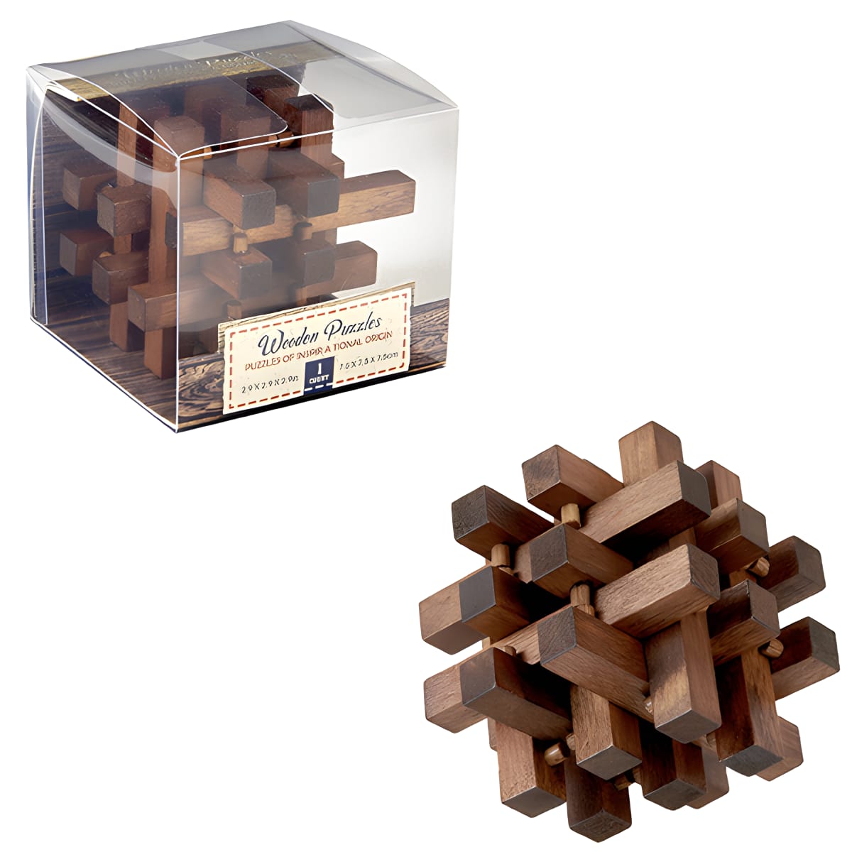 משחק חשיבה מעץ במארז מושלם לאתגר שכלי