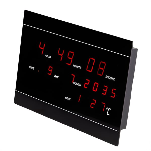 Advanced Digital Desktop Clock with Unique Features