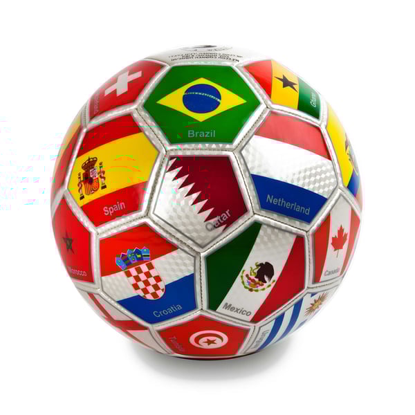 World Cup Flags Soccer Ball