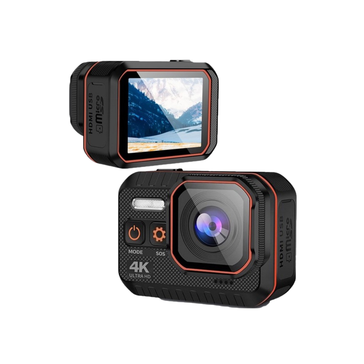 מצלמת אקשן 4K Wi-Fi עם מסך 1.54 אינץ' של BLAUPUNKT