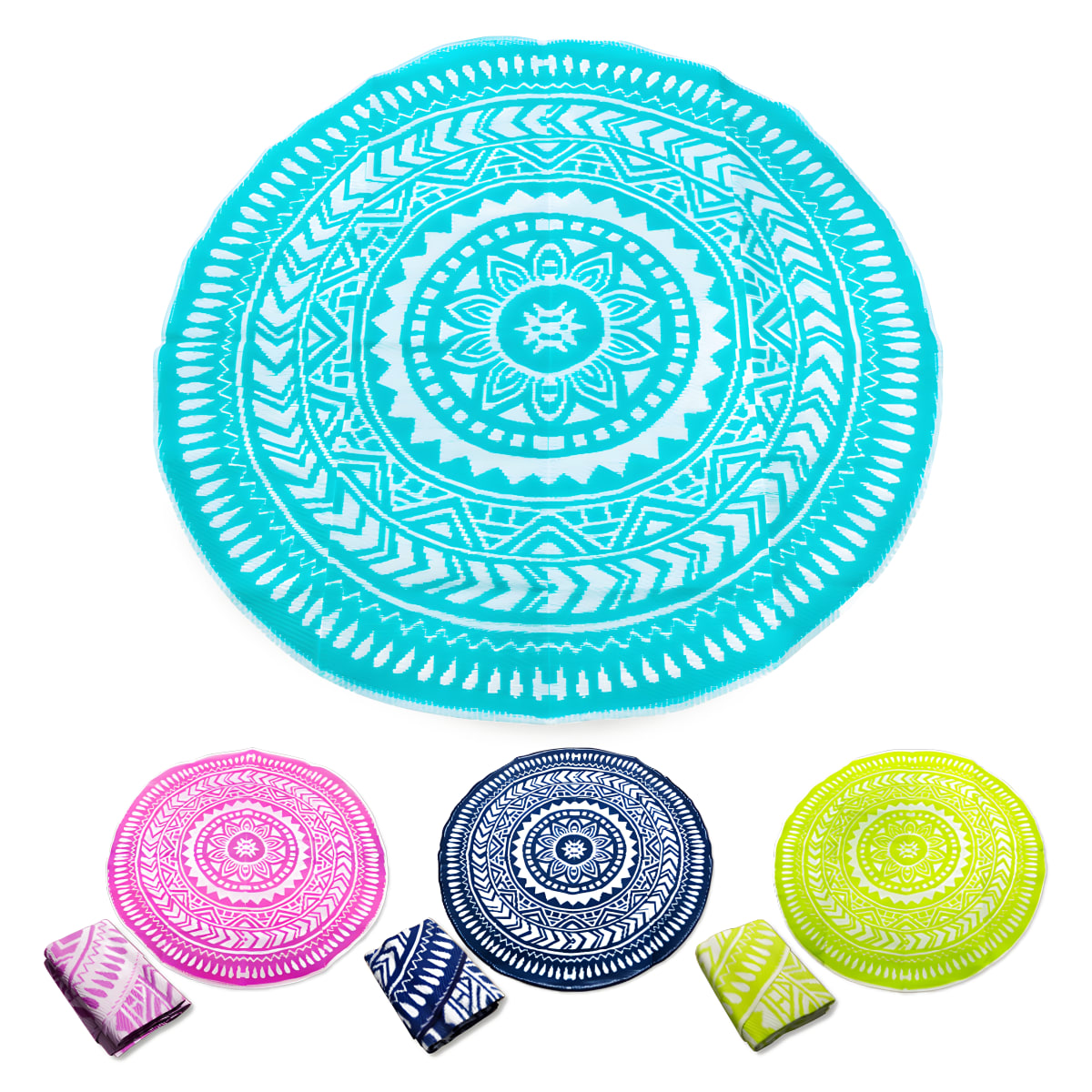 מחצלת סורנטו עגולה זוגית מפוליפרופילן