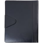 מכתבית יוקרתית בכריכת PU דמוי עור A4 עם פתיחה עברית וסגירה מגנטית