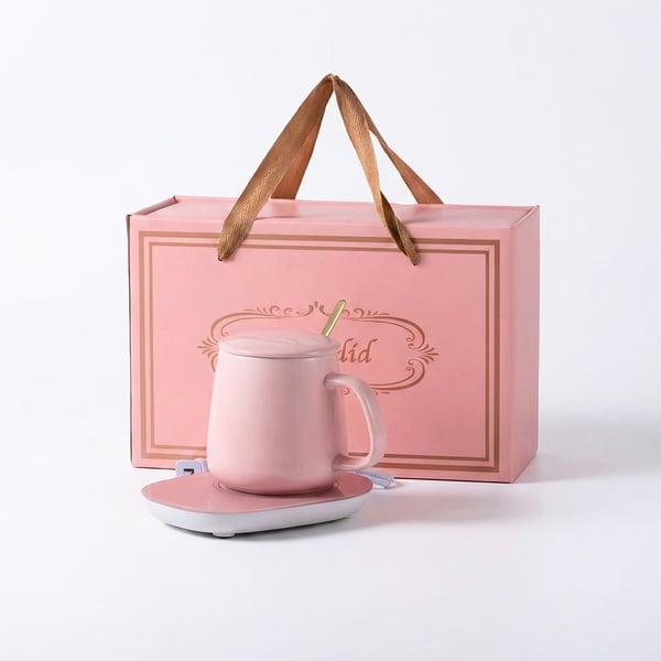 USB Heating Plate with Luxurious Porcelain Cup