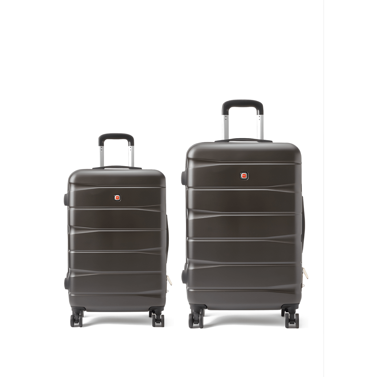 סט 2 מזוודות POLOSWISS WINNER עם 8 גלגלים, 20 ו-24 אינץ׳