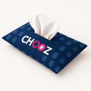 Colorful Fabric Pouch for Tissues or Wipes