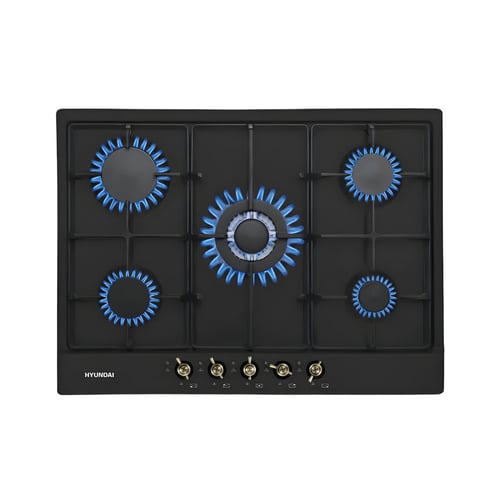 כיריים גז 5 להבות 70 ס"מ מבית יונדאי