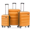 Orange ABS Luggage Set, Model 10655 – Durability and Comfort for Every Trip