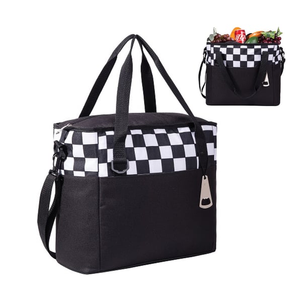 Durable Fabric Tote Bag with Multiple Compartments