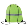 Reflective Stripe Polyester Drawstring Bag