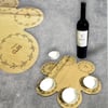 Wooden Seder Plate with Customizable Bowls