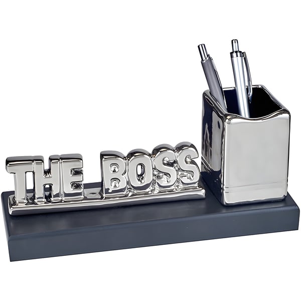 Luxury Desk Organizer with Pen Holder - 'The Boss'