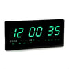 Stylish Green Digital Wall Clock