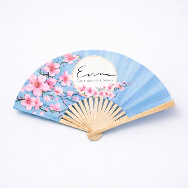 Custom Designed Fan with Unique Branding