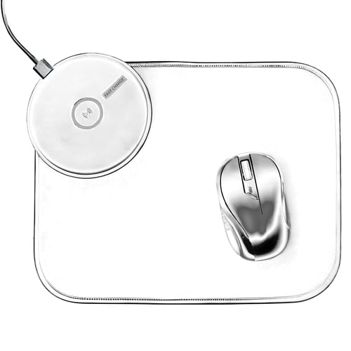 משטח עכבר עם מטען אלחוטי מהיר 10W ועכבר כלול