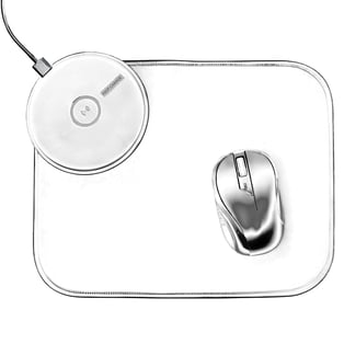 משטח עכבר עם מטען אלחוטי מהיר 10W ועכבר כלול