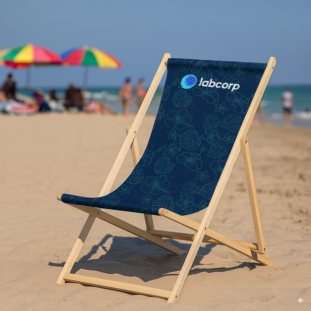 כיסא חוף מתקפל