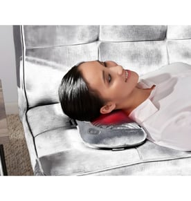 כרית עיסוי שיאצו נטענת עם חימום מבית ד״ר גב