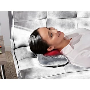 כרית עיסוי שיאצו נטענת עם חימום מבית ד״ר גב