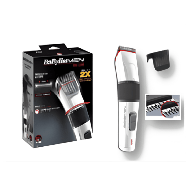 מכונת תספורת עם להבים רחבים וציפוי טיטניום