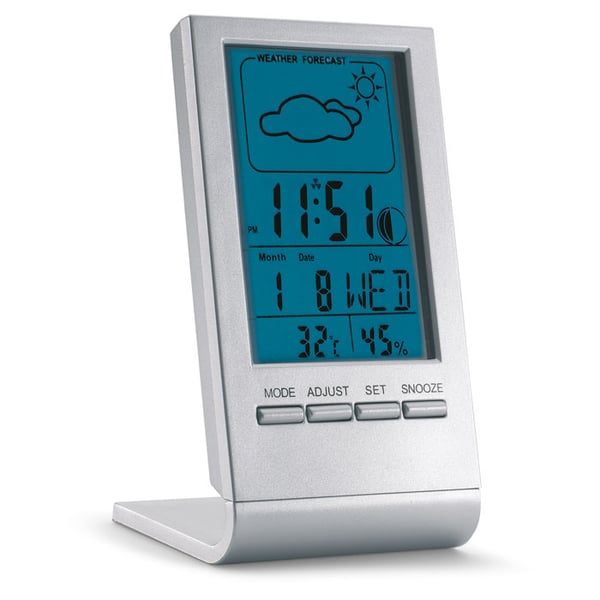 Weather Station with Blue LCD Display