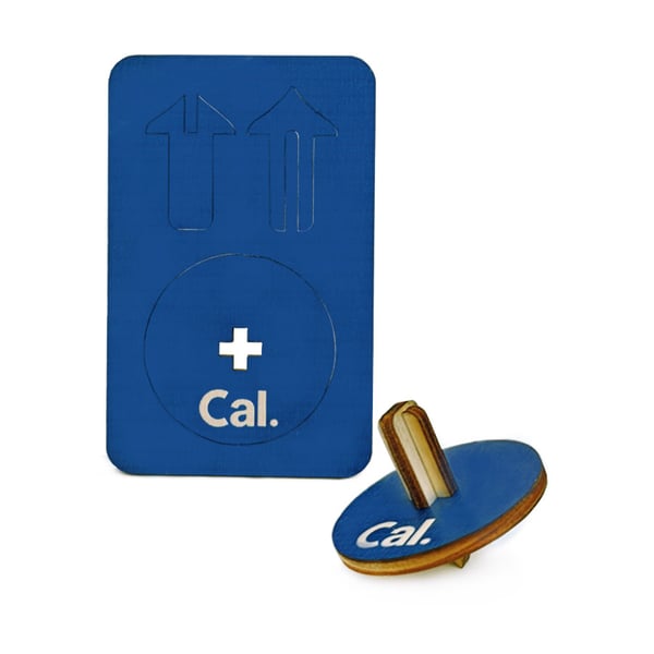 סביבון עץ להרכבה עצמית - עיצוב צבעוני