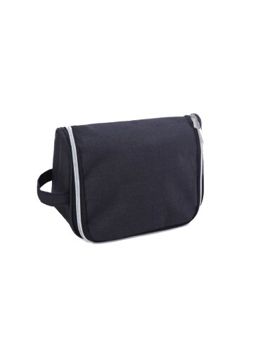 תיק רחצה איכותי וקומפקטי עם וו תליה ורוכסן עמיד