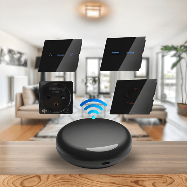 Smart Home Kit - Light, Shutter, Boiler Switch, Smart Socket, IR Controller from SEMICOMSMART