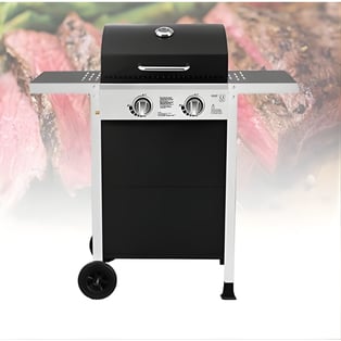 גריל גז 'מונטנה' עם 2 מבערי נירוסטה מבית CAMPTOWN