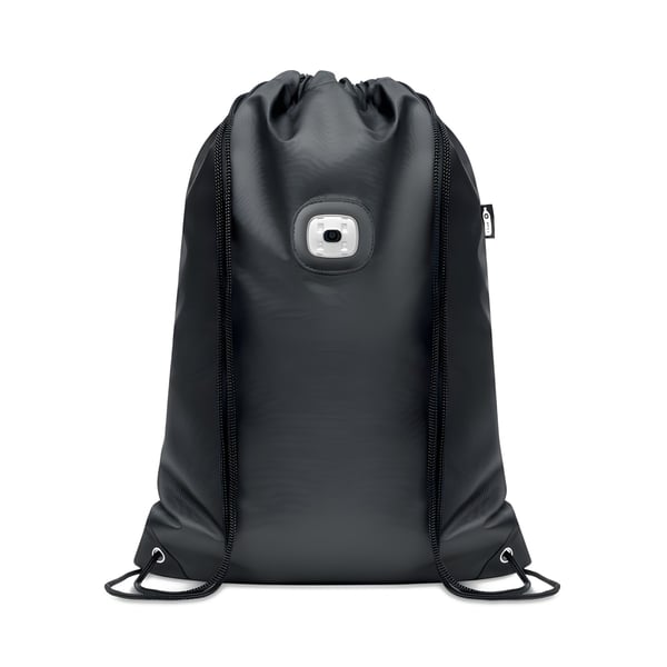 תיק שרוך זוהר עם נורת חיווי ללילות בטוחים