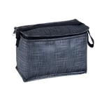 צידנית אישית 6 ליטר מחומר ממוחזר Non-Woven בצבעים כחול ושחור