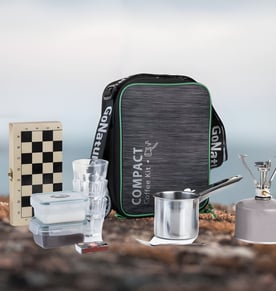 ערכת קפה קומפקטית למטיילים מבית GO NATURE