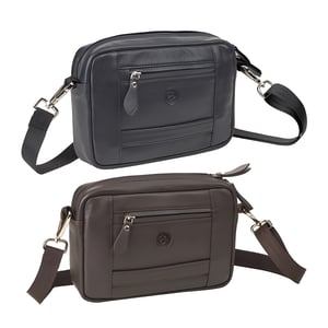 Premium Leather Shoulder Bag with Detachable Handle - Gavoni Brand