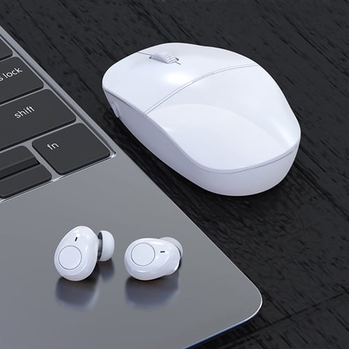 עכבר מחשב אלחוטי עם אוזניות TWS מבית רובוטיקס