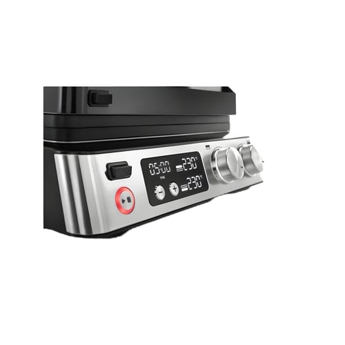 טוסטר גריל לחיצה דיגיטלי עוצמתי DELONGHI למשפחה